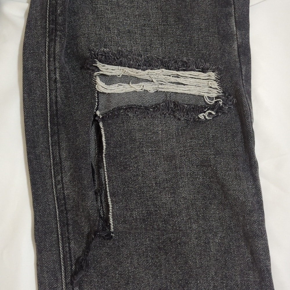 Pacsun Washed Ripped '90s Boyfriend Jeans, Color Washed Black Size 26 - Picture 9 of 16